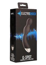 Load image into Gallery viewer, Electro Shock Rechargeable Silicone E-Stimulation G-Spot Vibrator - Black
