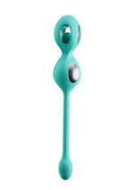 Load image into Gallery viewer, Elektra App Control E-Stim Kegel Training - Aqua/Silver - 5 Piece/Set