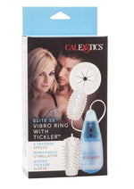 Load image into Gallery viewer, Elite 5x Vibro Cock Ring with Remote Control - Blue
