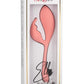Elle Liquid Silicone Bunny Rechargeable Vibrator - Orange