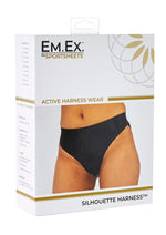 Load image into Gallery viewer, Em.Ex.. Active Harness Wear Silouette Harness Bikini Cut - Black - XSmall