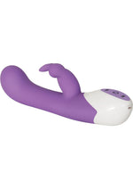Load image into Gallery viewer, Enchanted Bunny Rechargeable Silicone Rabbit Vibrator - Purple

