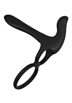 Load image into Gallery viewer, Enhancer The Ultimate Lover Rechargeable Silicone Couples Cock Ring - Black
