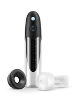 Load image into Gallery viewer, Enlarge Colossus Rechargeable Penis Pump - Black/Clear
