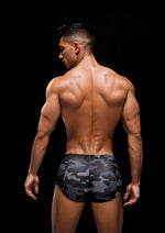 Load image into Gallery viewer, Envy Camo Trunks W/Dog Tag-Camo/Blk-Lxl
