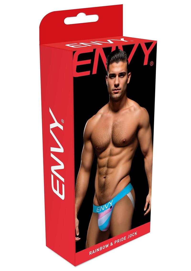 Envy Rainbow Pride Jock-Blue-Sm