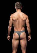 Load image into Gallery viewer, Envy Sexy Slinky Thong - Grey - Medium/Small