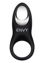 Load image into Gallery viewer, Envy Toys Imprint Textured Rechargeable Silicone Stamina Ring - Black
