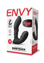 Load image into Gallery viewer, Envy Toys Sidetrack Remote Controlled Rechargeable Silicone Contoured P-Spot Vibrator - Black
