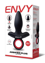 Load image into Gallery viewer, Envy Vibrating Silicone Rechargeable Assifier Butt Plug - Black