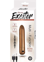 Load image into Gallery viewer, Exciter Multi Function Rechargeable Bullet - Copper/Orange
