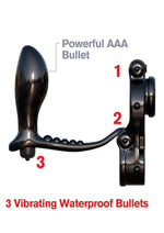 Load image into Gallery viewer, Fantasy C-Ringz Ironman Vibrating Ass-Gasm Cock Ring with Bullet
