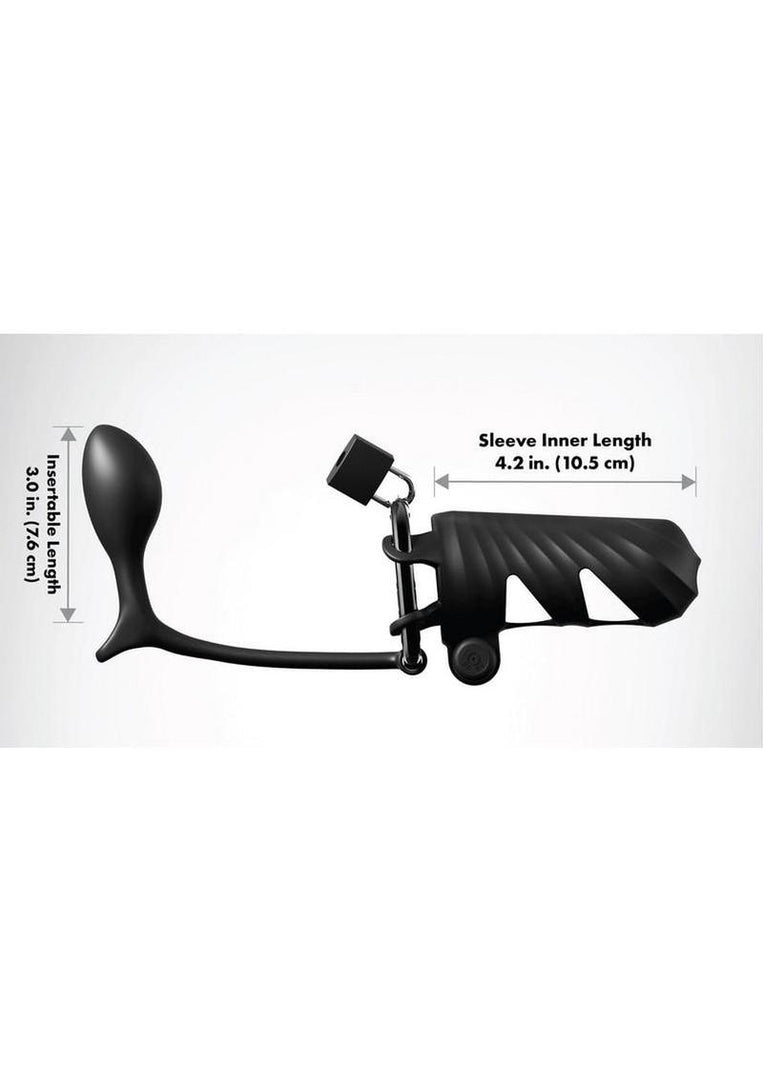 Fantasy C-Ringz Remote-Controlled Vibrating Cock Blocker with Ass-Gasm Plug