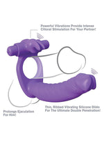 Load image into Gallery viewer, Fantasy C-Ringz Silicone Double Penetrator Rabbit Cock Ring
