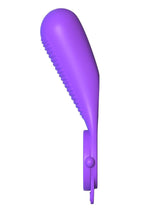 Load image into Gallery viewer, Fantasy C-Ringz Silicone Ride N&#39; Glide Couples Cock Ring - Purple
