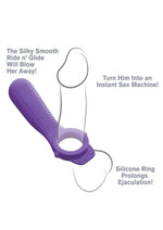 Load image into Gallery viewer, Fantasy C-Ringz Silicone Ride N&#39; Glide Couples Cock Ring
