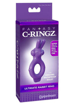 Load image into Gallery viewer, Fantasy C-Ringz Ultimate Rabbit Cock Ring - Purple
