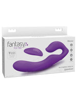 Load image into Gallery viewer, Fantasy For Her Her Ultimate Strapless Strap-On Multi Function Wireless Remote Waterproof Rechargeable - Purple
