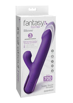 Load image into Gallery viewer, Fantasy For Her Super Sonix Rechargeable Silicone Rabbit Vibrator - Purple
