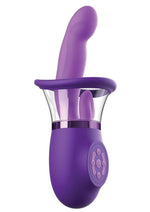 Load image into Gallery viewer, Fantasy For Her Ultimate Pleasure Pro Plus Rechargeable Vibrator with A Clitoral Stimulator - Purple