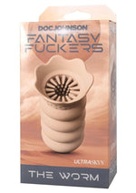 Load image into Gallery viewer, Fantasy Fuckers The Worm Ultraskyn Textured Stroker - Vanilla
