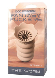 Fantasy Fuckers The Worm Ultraskyn Textured Stroker - Vanilla