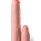 Fantasy X-Tensions Elite Silicone 9in Sleeve with 3in Plug - Vanilla