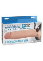 Load image into Gallery viewer, Fantasy X-Tensions Elite Silicone Hollow Strap-On Dual Density - Vanilla - 9in
