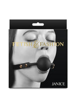 Load image into Gallery viewer, Fetish and Fashion Janice Ball Gag - Black