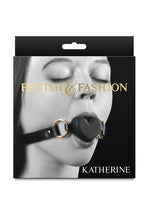 Load image into Gallery viewer, Fetish and Fashion Katherine Silicone Ball Gag - Black
