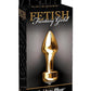 Fetish Fantasy Gold Mini Luv Plug - Gold/Metal - 2.4in