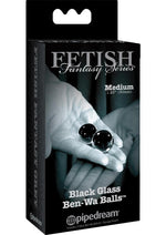 Load image into Gallery viewer, Fetish Fantasy Series Limited Edition Glass Ben-Wa Ball - Black - Medium - 1.25in Diameter
