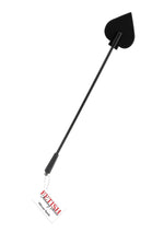 Load image into Gallery viewer, Fetish Fantasy Series Silicone Spade Crop - Black - 28in
