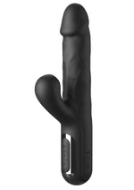 Load image into Gallery viewer, Fetish Fantasy Series Sonix Rechargeable Silicone Thruster Rabbit Vibrator - Black
