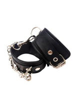 Load image into Gallery viewer, Fetish Play Wrist Cuffs Vegan Leather - Black