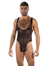 Load image into Gallery viewer, Fierce Deep-V Mesh Bodysuit