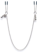 Load image into Gallery viewer, Fifty Shades Darker At My Mercy Beaded Chain Nipple Clamps - Metal/Silver
