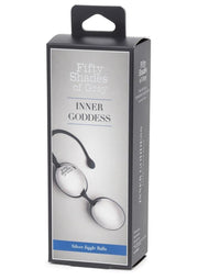 Fifty Shades Of Grey Inner Goddess Silver Jiggle Balls - Silver