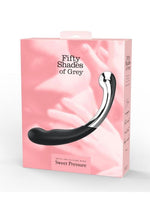 Load image into Gallery viewer, Fifty Shades Of Grey Sweet Pressure Silicone and Metal Dildo - Black/Silver
