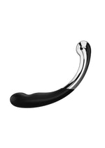 Load image into Gallery viewer, Fifty Shades Of Grey Sweet Pressure Silicone and Metal Dildo - Black/Silver

