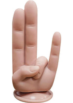 Load image into Gallery viewer, Finger Fest The Shocker Silicone Dildo - Vanilla