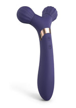Load image into Gallery viewer, Fireball Rechargeable Silicone Vibrator - Blue/Midnight Indigo
