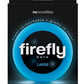 Firefly Halo Large Silicone Cock Ring - Blue/Glow In The Dark - Large