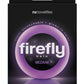 Firefly Halo Medium Silicone Cock Ring - Glow In The Dark/Purple - Medium