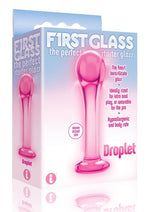 Load image into Gallery viewer, First Glass Droplet Anal and Pussy Stimulator - Pink
