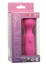 Load image into Gallery viewer, First Time Rechargeable Silicone Massager - Pink