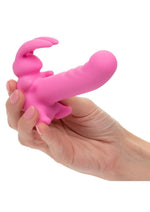 Load image into Gallery viewer, First Time Rechargeable Vibrating Bunny Dreams Rechargeable Silicone Vibrator with Clitoral Stimulator
