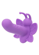 Load image into Gallery viewer, First Time Rotating Venus Butterfly Rechargeable Silicone Stimulator - Purple
