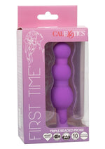 Load image into Gallery viewer, First Time Triple Beaded Silicone Rechargeable Probe - Purple