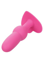 Load image into Gallery viewer, First Time Vibrating Beaded Silicone Rechargeable Probe - Pink